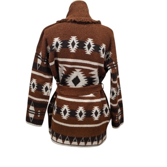 Tahari Southwestern Cardigan Sweater - Picture 2 of 5